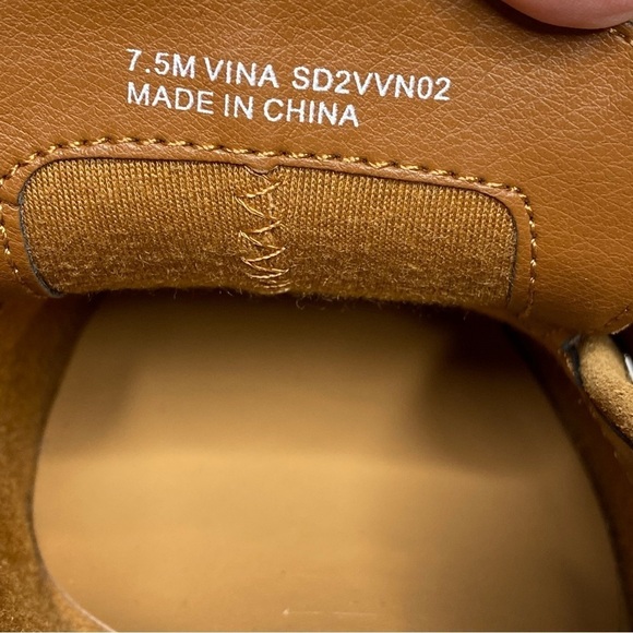 Splendid Vina Brown Suede Heeled Platform Clog 7 1/2 M - Picture 12 of 15